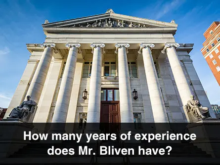 How Many Years of Experience Does Mr. Bliven Have?